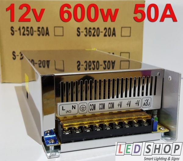 FUENTE LED 12V 50A 600W