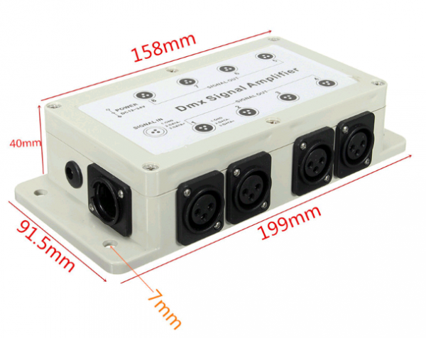 DMX SPLITER AMPLIFICADOR - Imagen 2