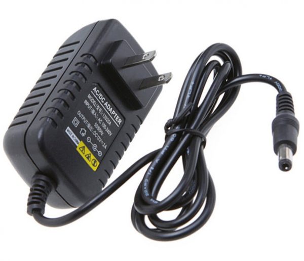 FUENTE PODER 12V 2A 24W PLÁSTICO NEGRO