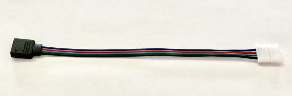 CONECTOR DOBLE PIN (RGB 4 PIN) CON CABLE